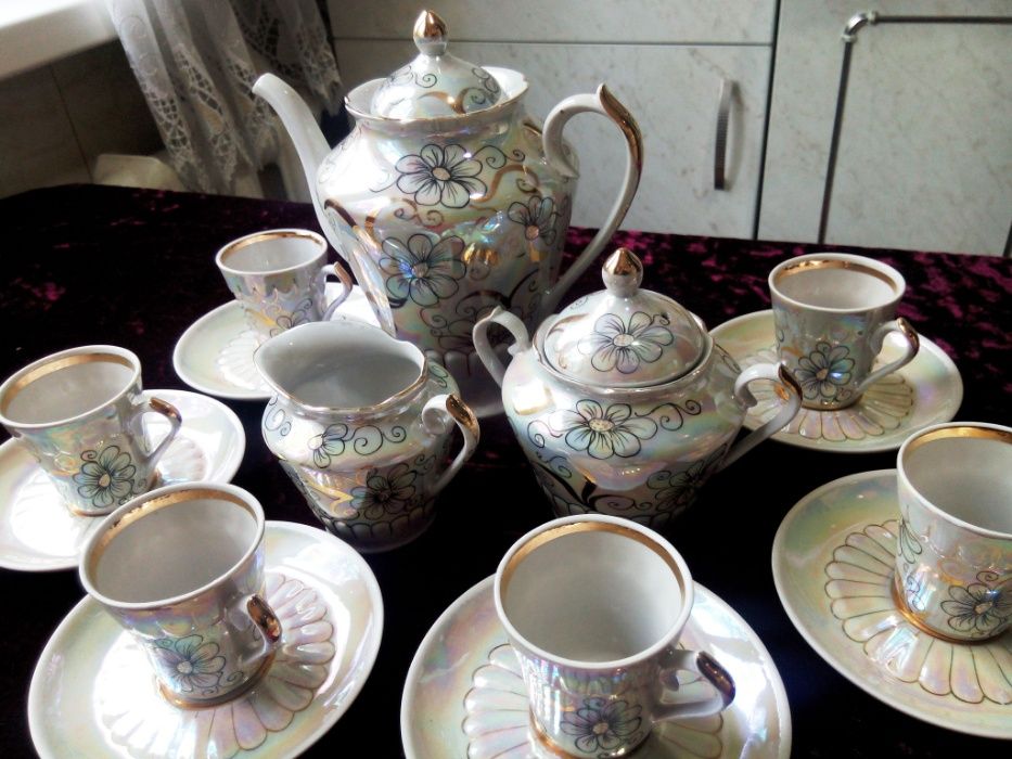 Шикарный сервиз КОФЕЙНЫЙ (СССР). Отличный подарок!