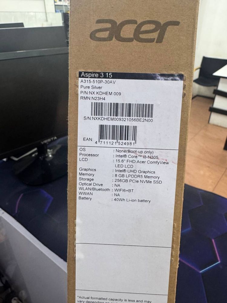 Продаю  ноутбук Acer Aspire Go 15 (новый в большом количестве)