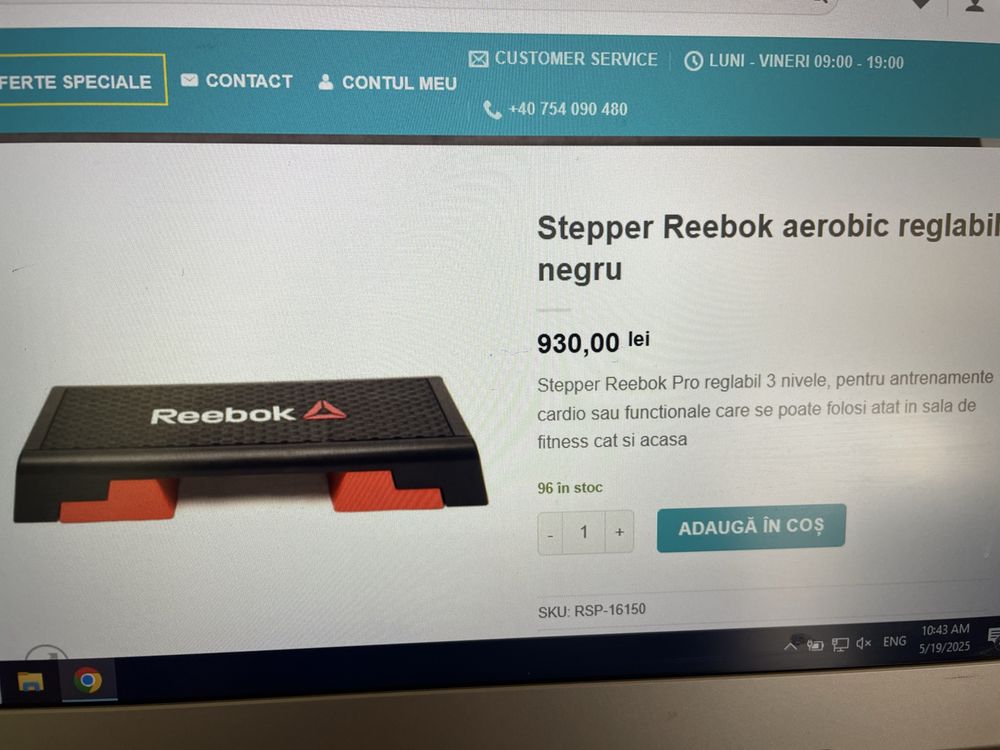 Stepper Rebook aerobic