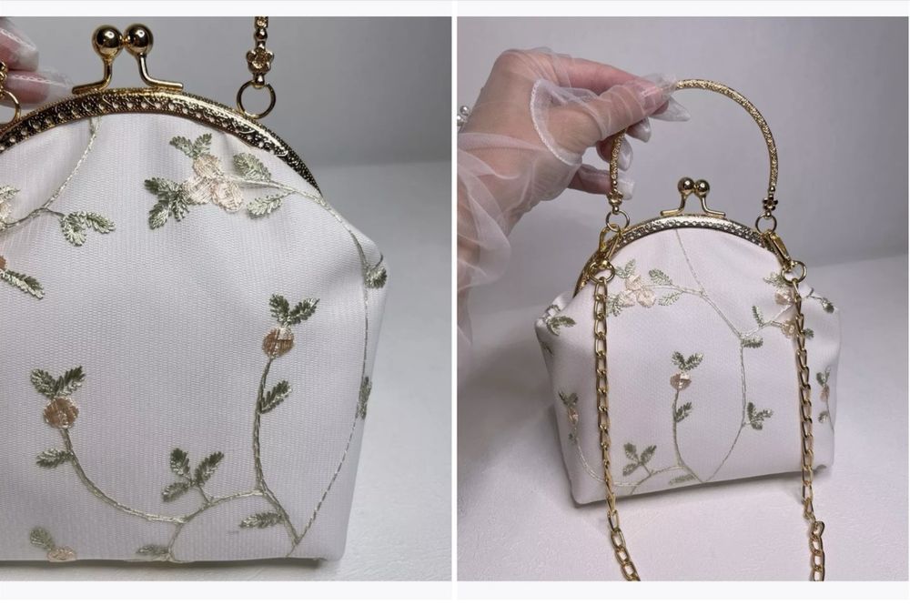 Сумка клатч в винтажном стиле