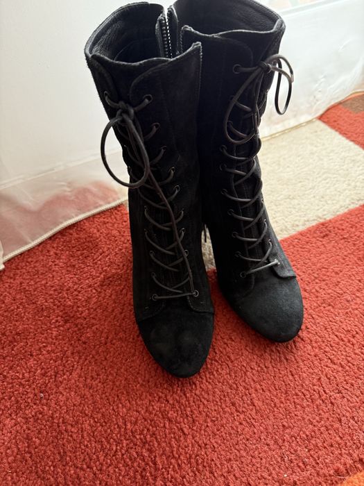 Botine piele velur Musette 39