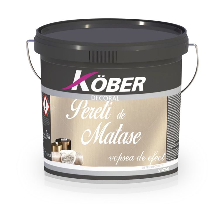 Vopsea decorativa pereti de matase