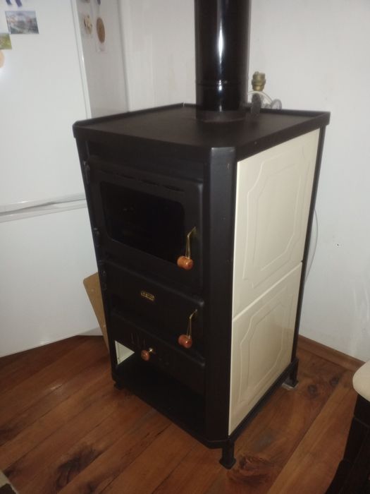 Печка с водна риза тип камина Прити 8kv