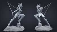 Statueta Ahsoka - Star Wars printată 3D