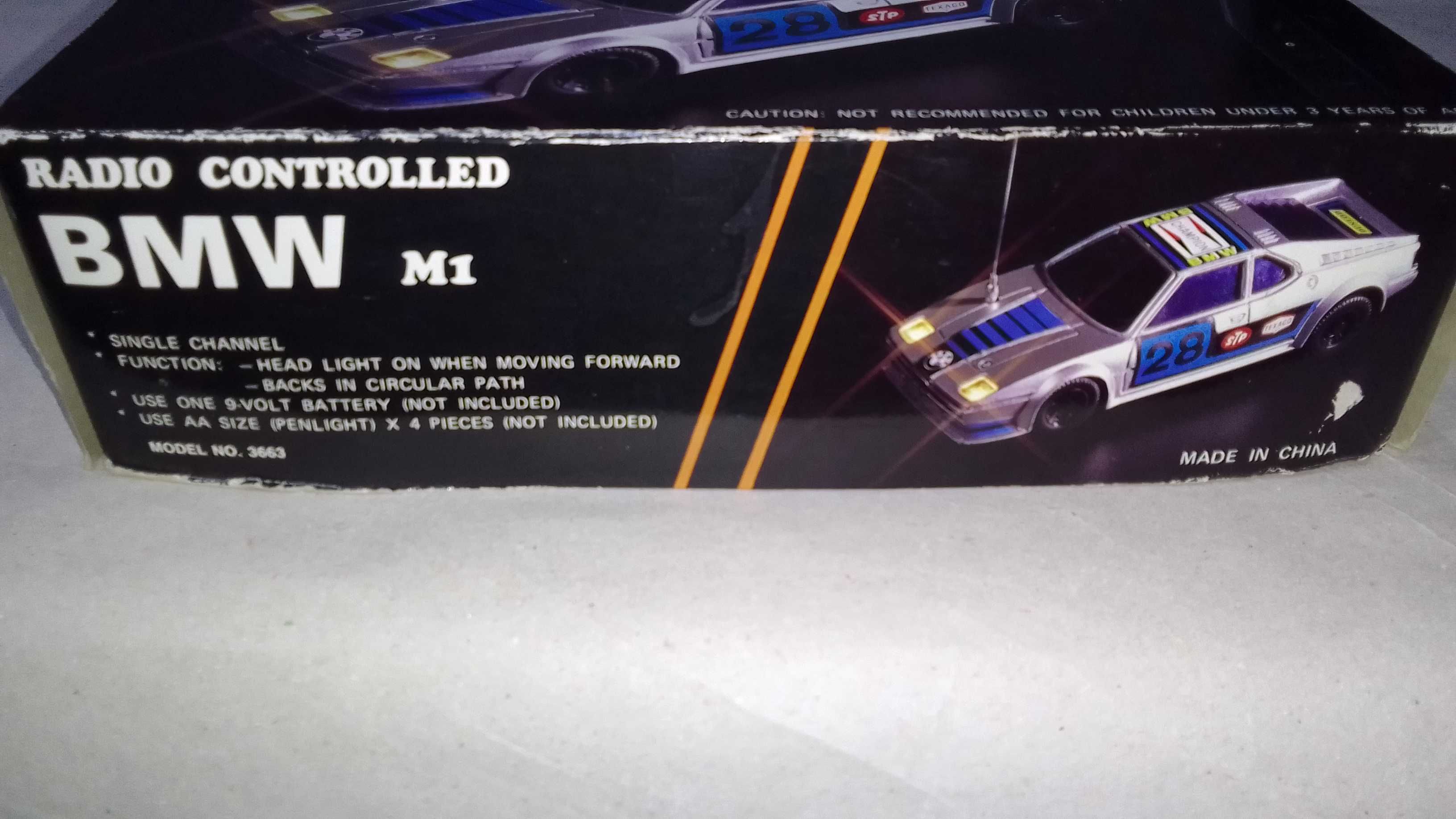 BMW M1 (BEN), 90-те, китайска играчка, кола с дистанционно