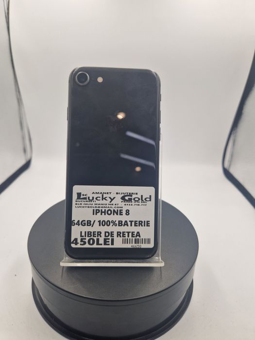 IPhone 8 64Gb /100% Baterie Garantie #46658