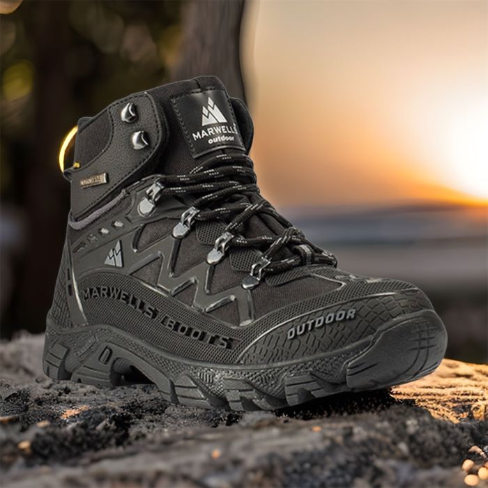 мъжки боти зимни непромокаеми с дълбок грайфер сняг дъжд с топъл пух