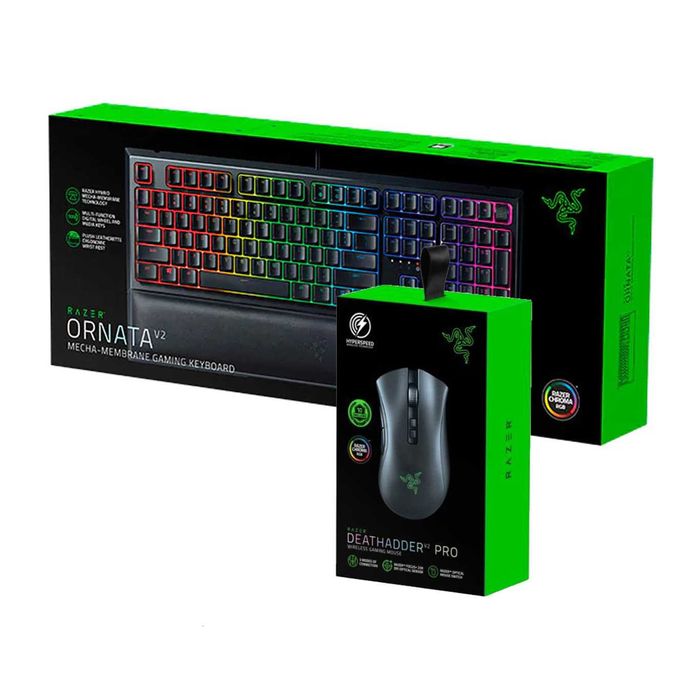 Razer Ornata V2 + Razer DeathAdder V2