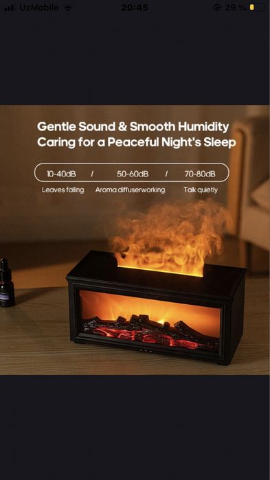 Увлажнитель воздуха камин