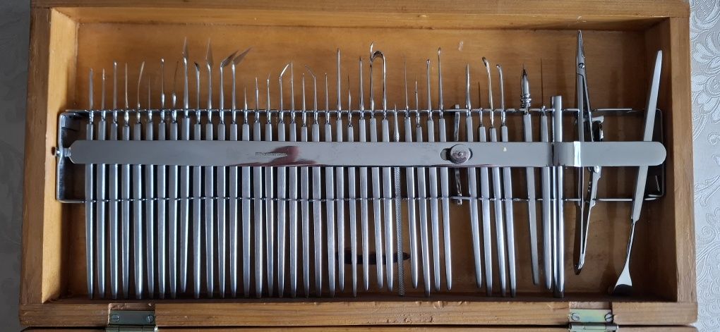 Set chirurgical oftalmologic/oftalmoscop/otoscop/set acupunctura