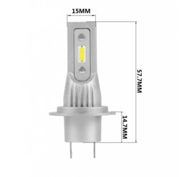 V9 LED крушки H1 H3 H4 H7 H8 HB3 HB4 без вентилатор 6000K