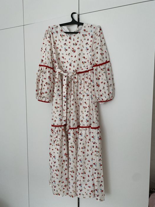 Летнее длинное платье