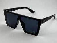 Слънчеви Очила с квадратни рамки Черни Сини Сиви Маска Унисекс