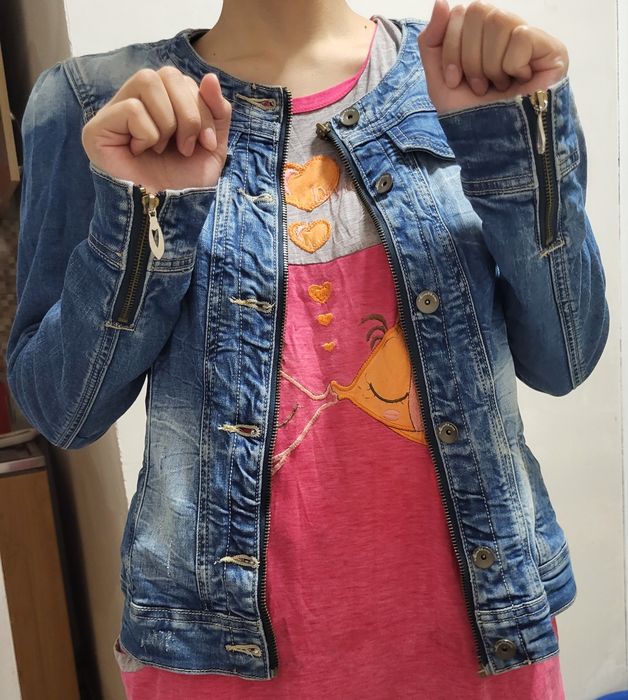 Новый  Джинсовая костюм қыздар ға  7000тг