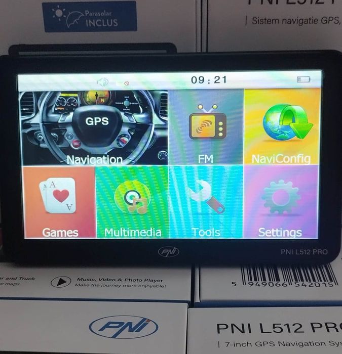 Gps autotusime si camioane - harti noi - model nou L512 Pro
