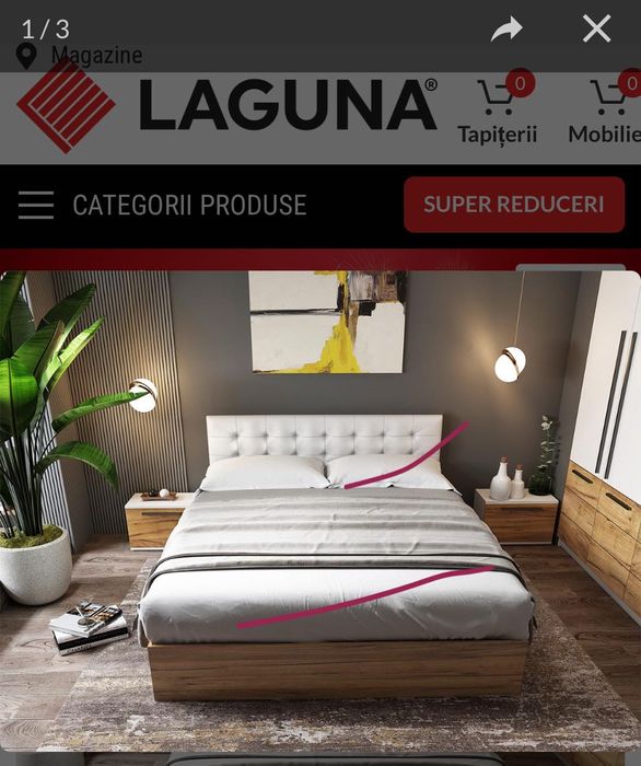 Vand pat nou nouț de la lagună 160/200