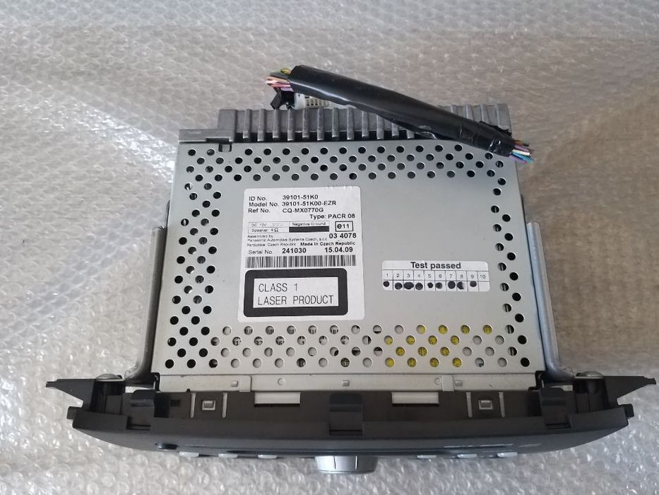 Radio cd player auto opel agila b suzuki splash