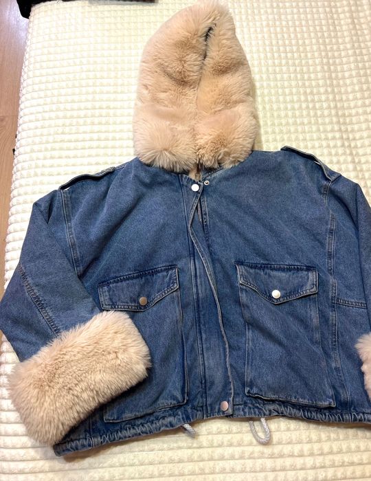 Дънково яке с пух