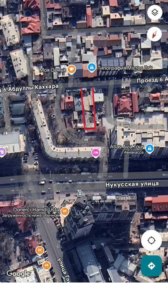 ПРОДАЕТСЯ участок 4.9 соток в центре города (ЯККАСАРОЙСКИЙ РАЙОН)