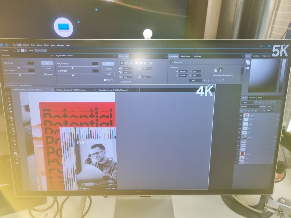 Професионален смарт монитор SAMSUNG  27 инча , 5К