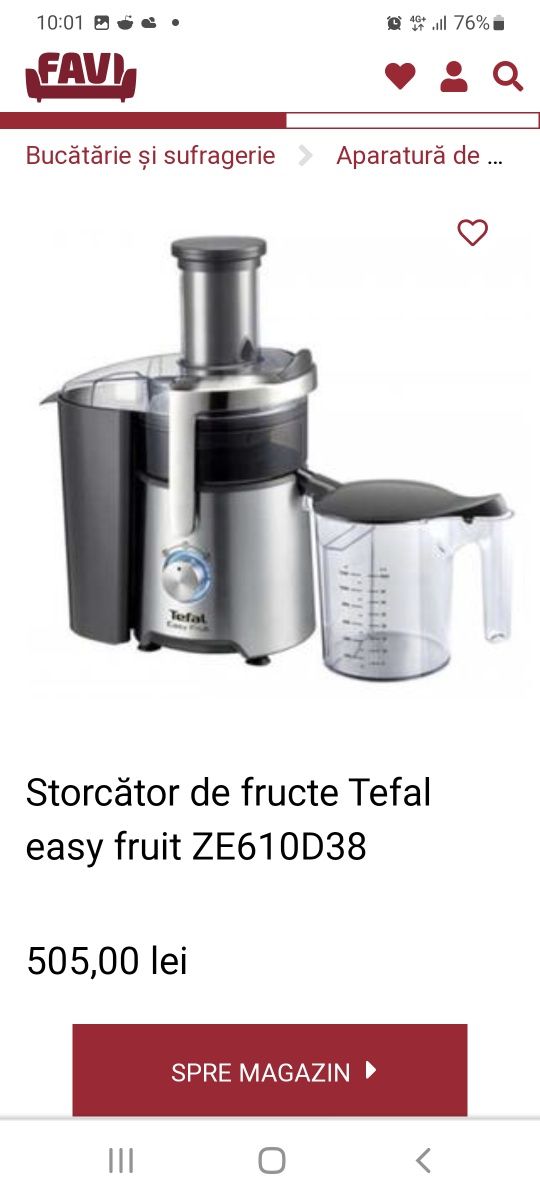 Storcator fructe tefal