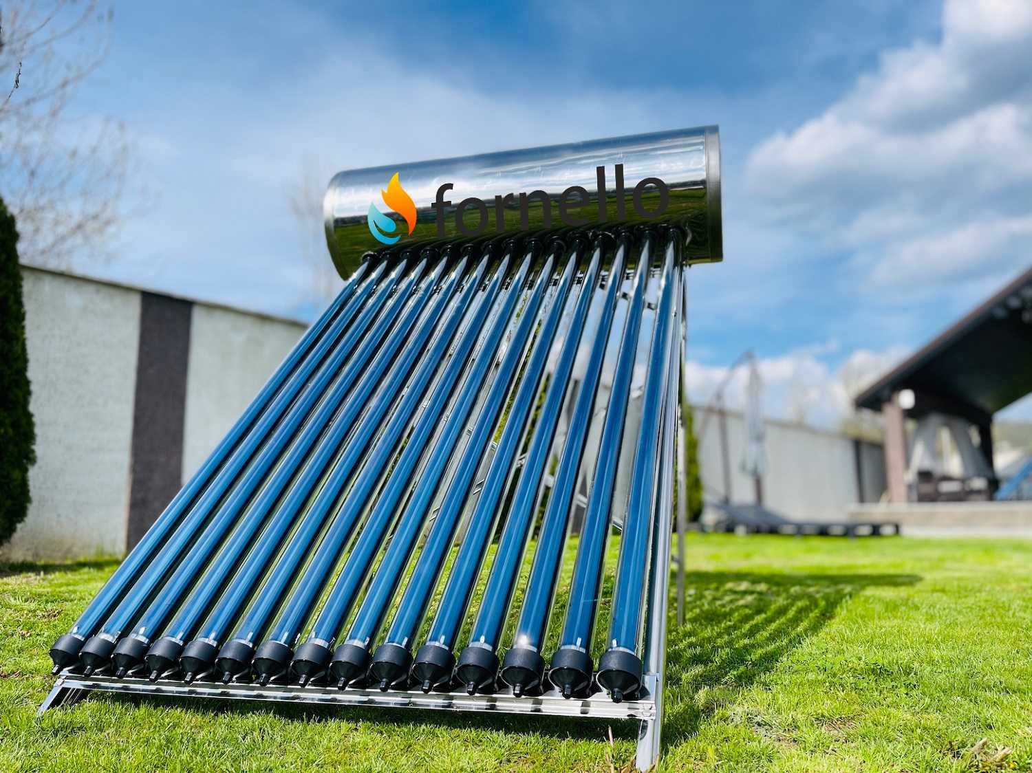 Panou solar presurizat 15 tub heat pipe si boiler inox de 135 litri