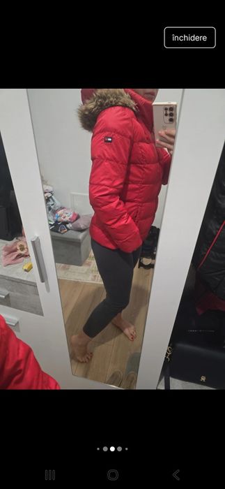Geaca de iarna tommy hilfiger marime s-m