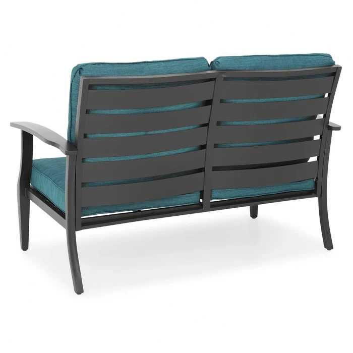 Set mobilier gradina/terasa 2 fotolii rotative canapea și masa MODICA