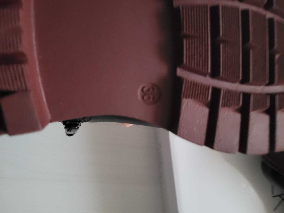 CATWALK Cizme Chelsea Negru cu Maro, Fermoar, Nr 36, NOU, Cutie