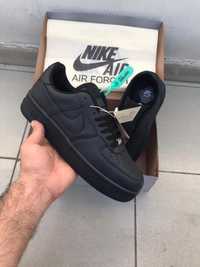 Adidasi Nike Air Force 1 Unisex Negru Piele