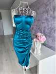 Rochie scurtă  turcoaz