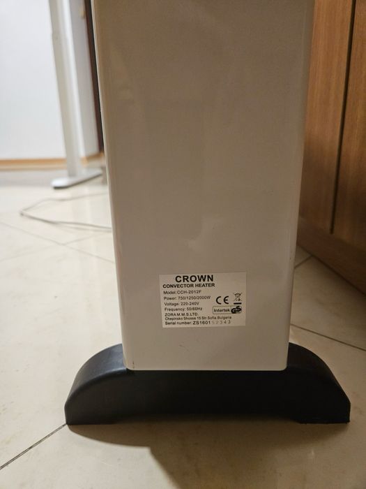 Конвектор Crown CCH-2012F