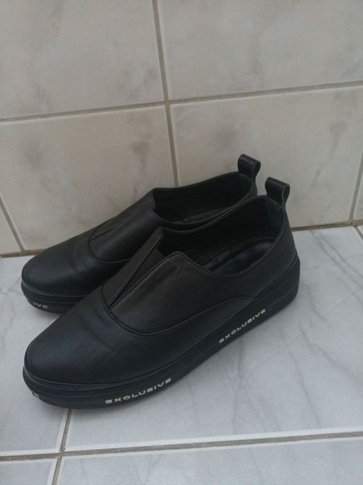 Черни кожени обувки размер 39