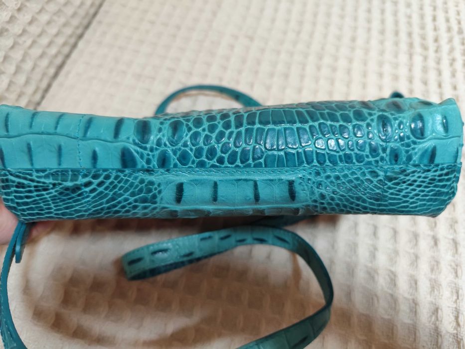 Чанта Furla в зелен цвят