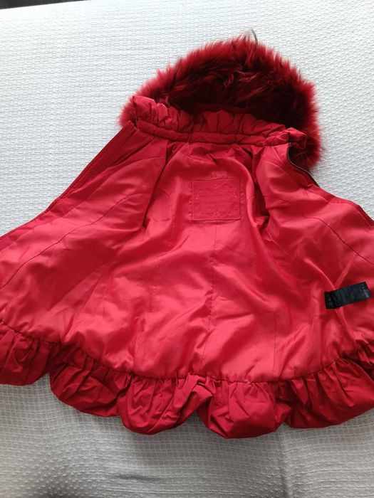 Детско зимно яке с естествен пух