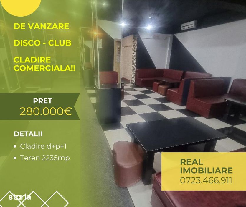 Cladire pretabila discoteca sau spatiu comercial !