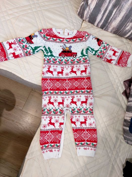 Детски коледен гащеризон 18-24 мес