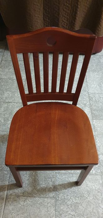 Комплект 6 броя столове масив дърво