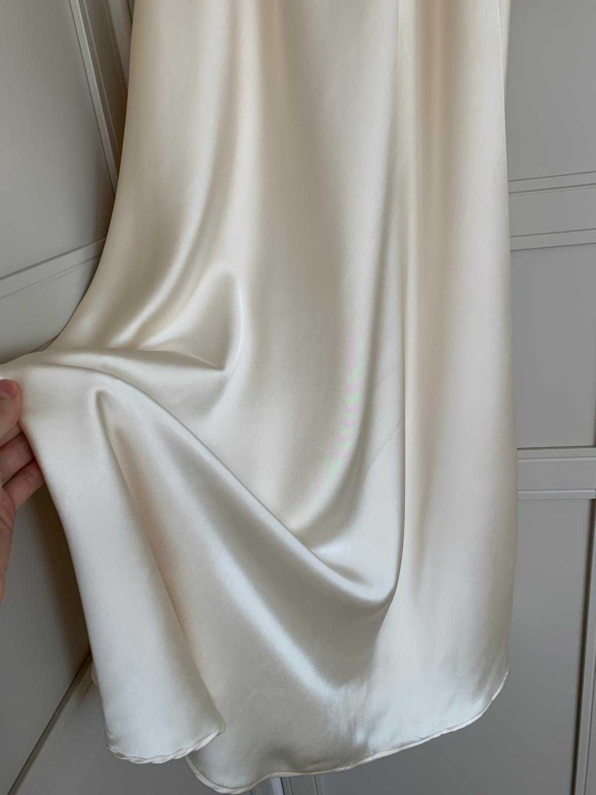 Rochie lunga ZARA cu spatele gol - marimea M