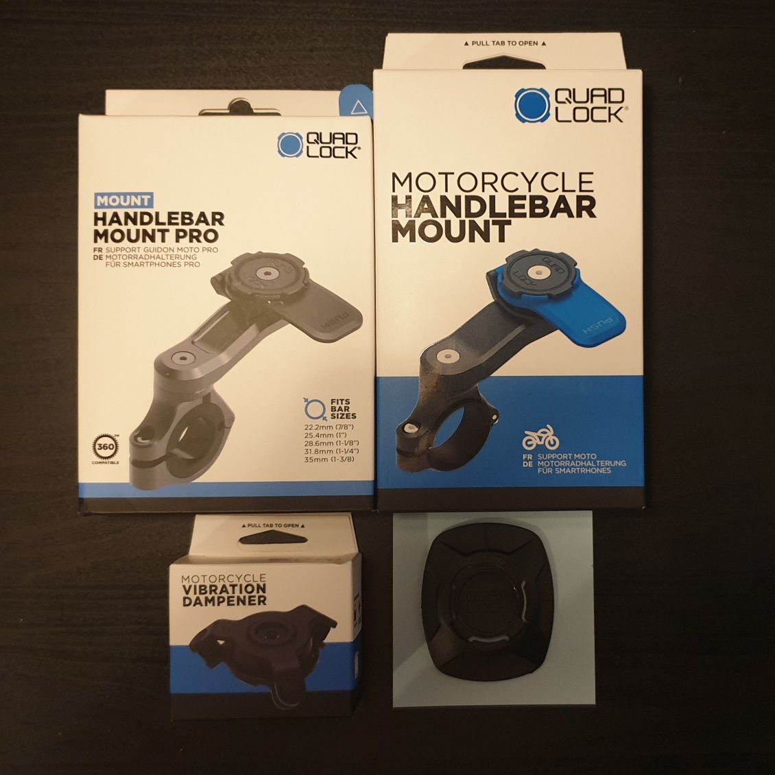 Suport telefon motocicleta/ bicicleta Quad Lock PRO sau clasic prinder