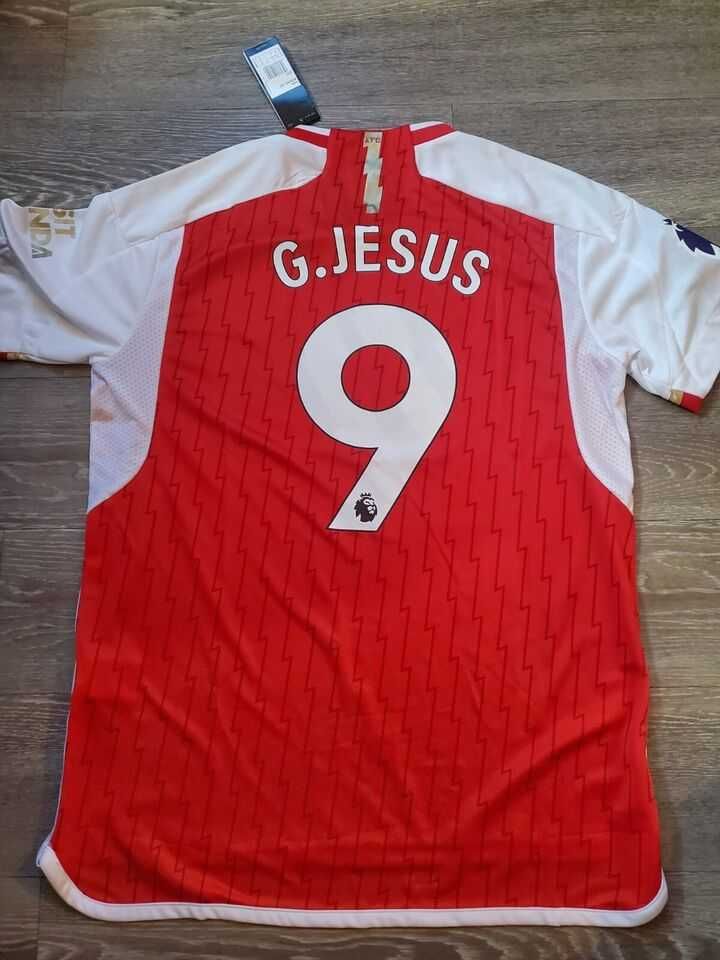 Tricou fotbal Adidas Arsenal 23/24 - Gabriel Jesus 9