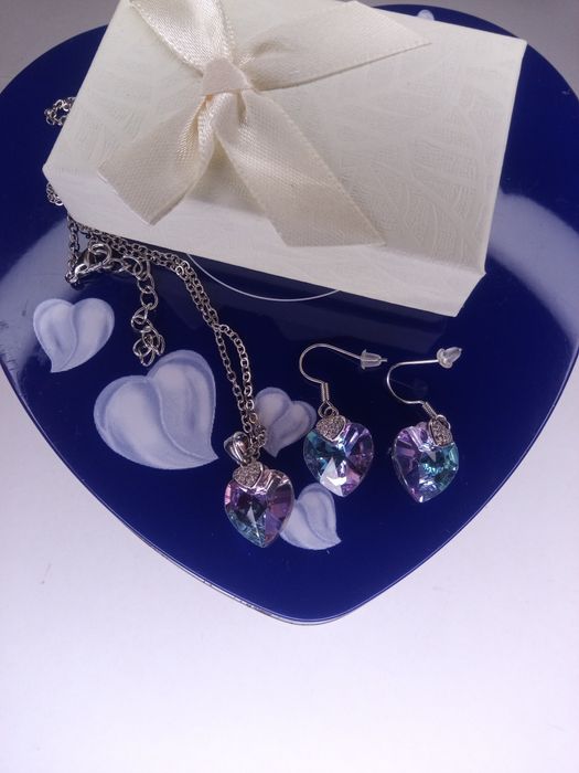 Комплект колие и обици