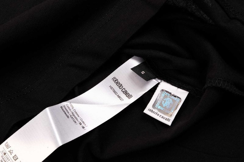 ПРОМО Roberto Cavalli-XL размер-Оригинална мъжка черна тениска