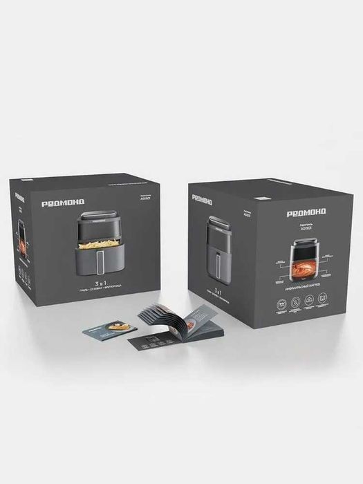 Аэрогриль электрический мультипечь 3в1 Redmond AG1901, 12 программ