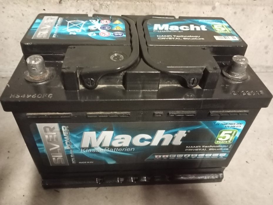 Baterie auto Macht 75 amperi  import Germania