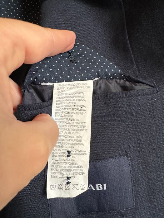 Sacou in + bumbac / Slim fit / S 46 / initial 49€ / NOU cu eticheta