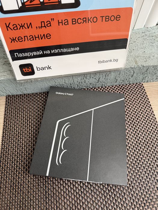 НОВ!97лв/м Samsung Z fold 7 Jet Black 256GB самсунг