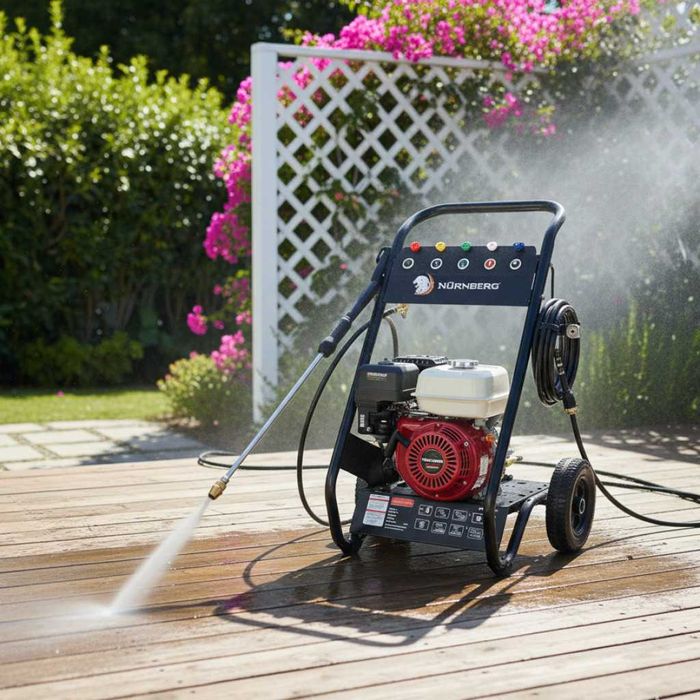Бензинова водоструйка Nürnberg 7.0 HP – 3000 PSI мощ за безкомпромисно