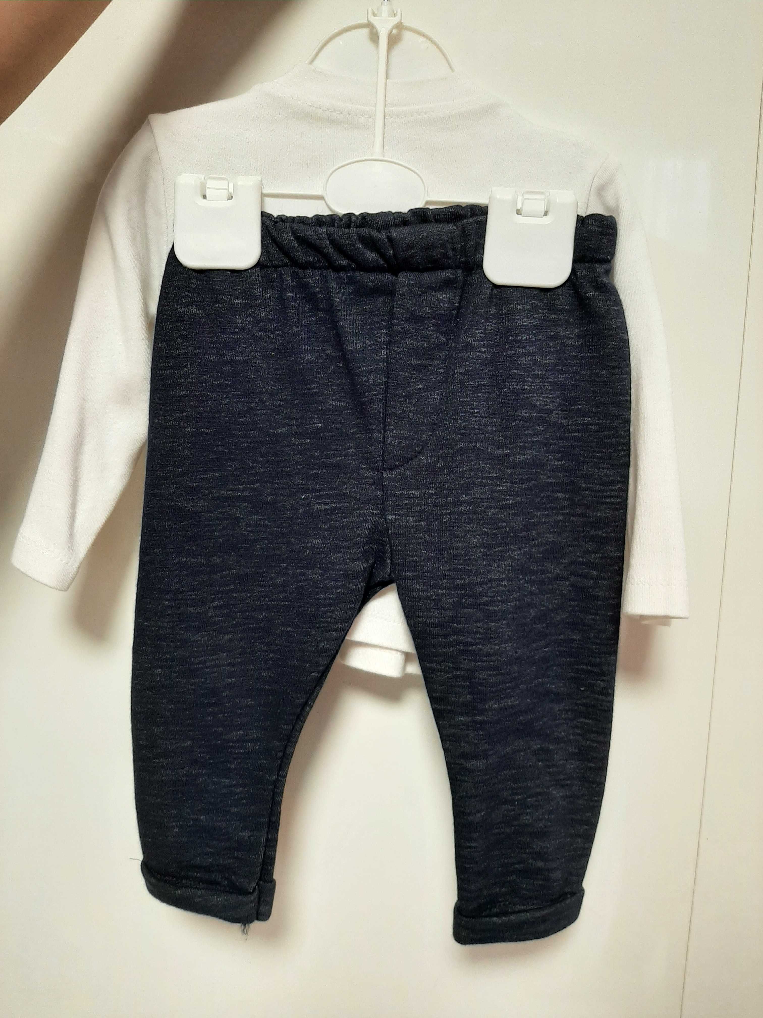 Бебешки дрешки за момченце (дънки ZARA, костюм и пант