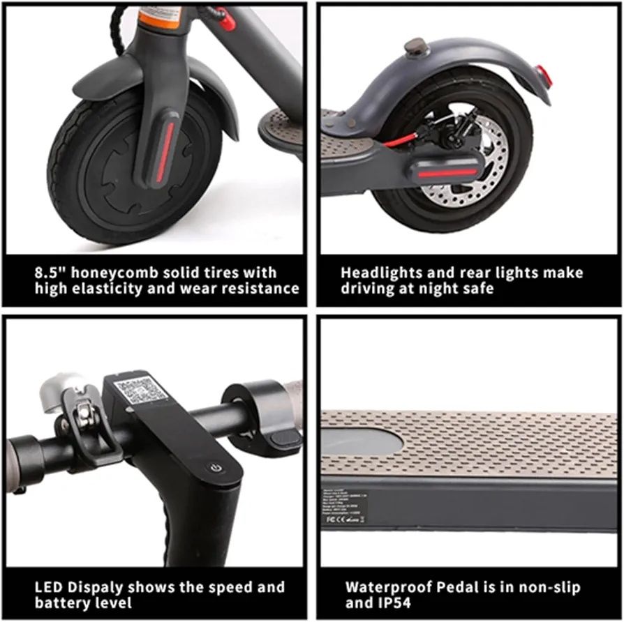 Електрическа тротинетка E-Scooter Pro 2, Скорост 30 км, Пробег 40 км